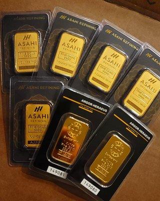 1oz Gold bars available