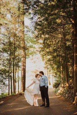 Wedding at Dillman's Bay Resort. Photo by Erin Ashley McLean.