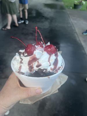 Dark Royal Raspberry Sundae.