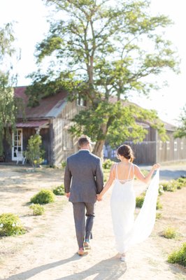 Pathway to the barn