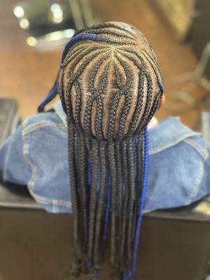 Kid freestyle braids