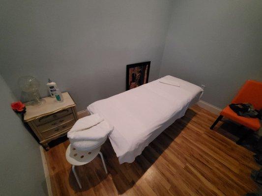 Couples massage room