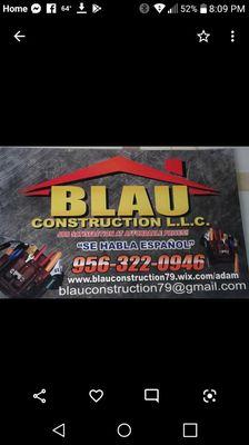 Blau Construction LLC,