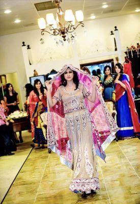 Bridal lehnga hand work