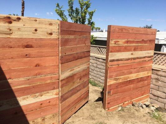 Beautiful gate installed