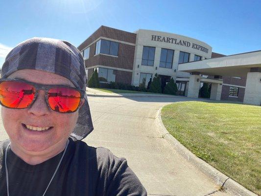 Me at the company headquarters in North Liberty, Iowa.