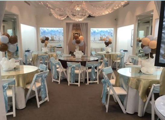 "Choose your Theme and Color Scheme and have the Baby Shower of your Dream"