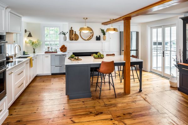 A historic home got a new kitchen in the primary dwelling unit!