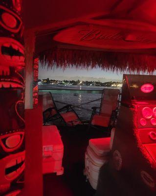 Tiki Boat on Hollywood Beach