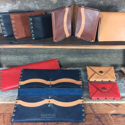 Local leather company Hand and Hide make some of the most beautiful wallets around! What's even cooler is that they can customize them too!