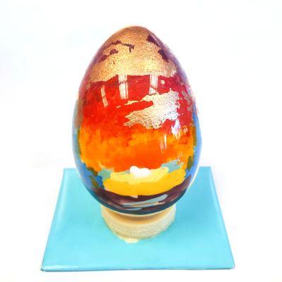 Hand painted large filled Easter eggs