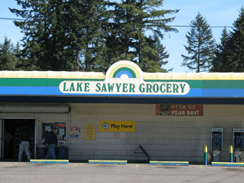 Exterior of Lake Sawyer Grocery