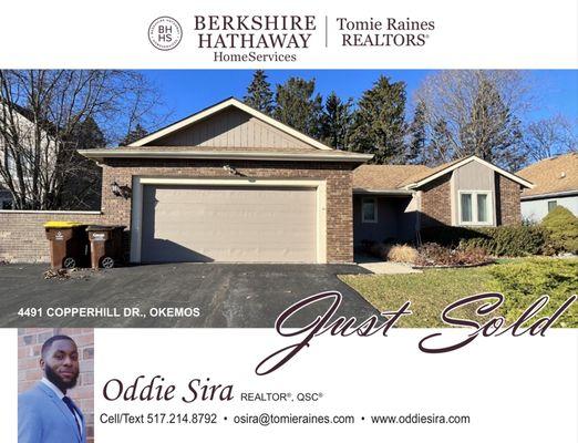 Just Sold in Okemos!