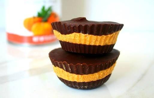 Vegan Pumpkin Chocolate Sunflower Cups www.RawYouth.org