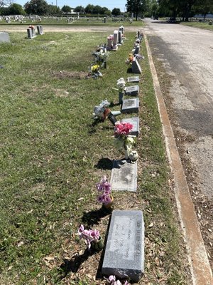 Child graves