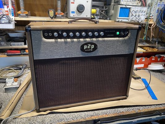 This is the p2pAmps Bad-Dawg 100 watt tube amplifier