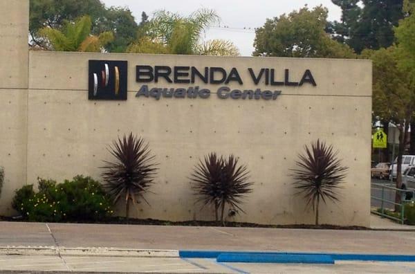 This aquatic center has been renamed, Brenda Villa Aquatic Center.