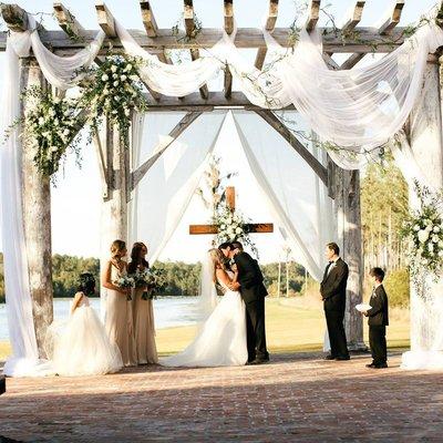 Our pergola is the perfect spot for a first kiss