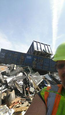 Big piles of scrap