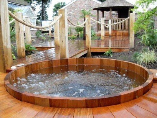 Wooden Hot Tub