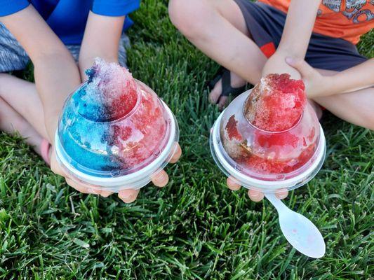 Shaved ice cups