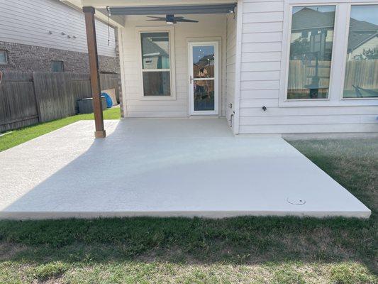 24 hours after drying, you can walk on it. After 72 hours, you can put furniture back on top.