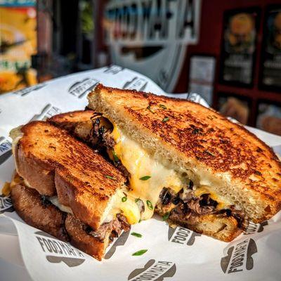 Smash Grilled Cheese Burger