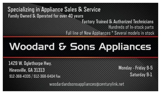 Woodard & Sons Appliances