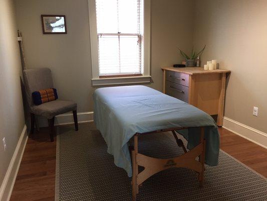 Acupuncture, reiki, and chiropractic sessions offered by appointment.