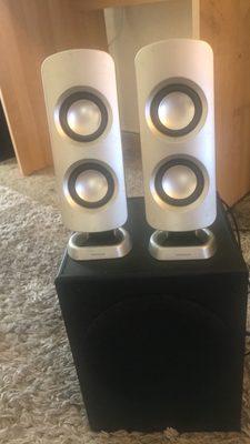 Insignia brand sub woofers