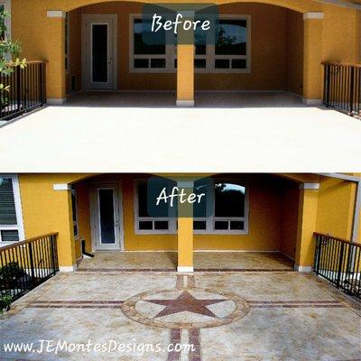 Decorative Concrete Patio