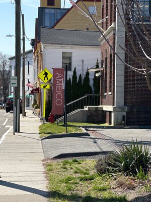 Storefront in downtown New Milford.