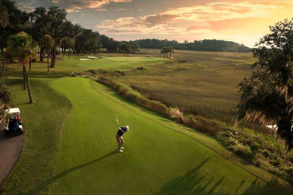 Dataw Island has two golf courses, one by Tom Fazio and the other by Arthur Hills.