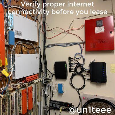 We can help you verify proper internet connectivity before you move