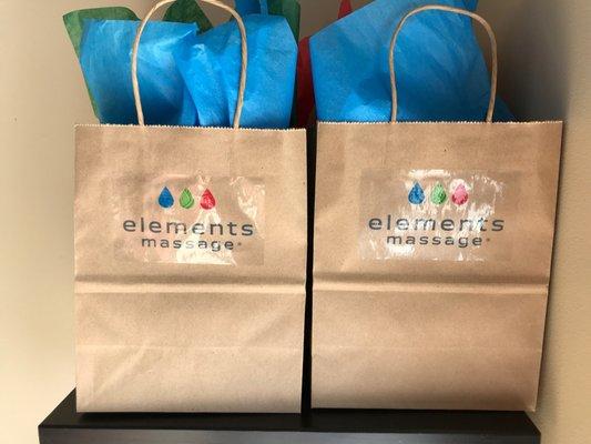 Welcome Gift Bag for new Wellness Program Members.