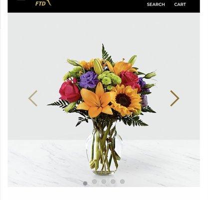 Flowers I ordered