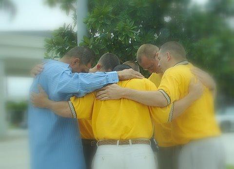 Men Praying  Together''''