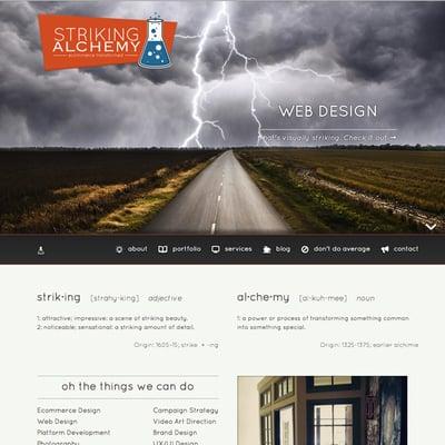 Web Design Agency, Pittsburgh PA       Visit site: http://www.StrikingAlchemy.com