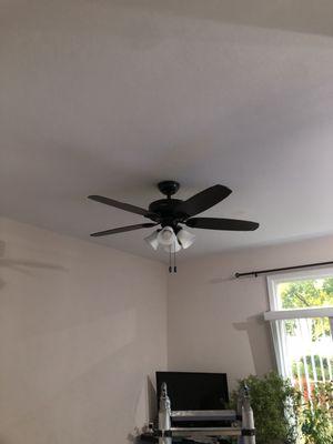 New fan installation.