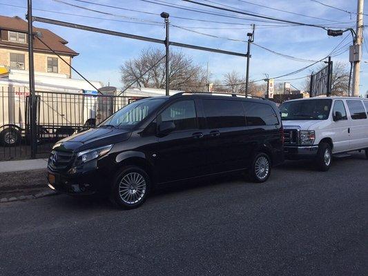 2017 Mercedes Metris minivans have arrived. Luxury seating 8 passengers.