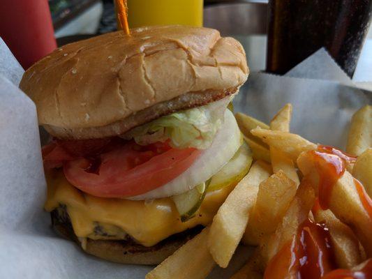 Best cheeseburger in Detroit!