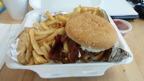 Bacon Blue Burger, to go