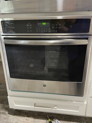 Wall oven installation