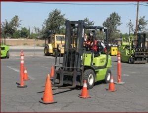 We offer forklift training and certification classes in English and Spanish. Call 1-800-464-3225 for pricing and information.