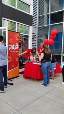 Yelp booth