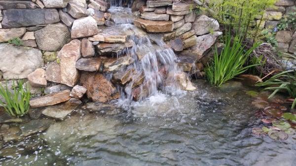 Ponds and water falls