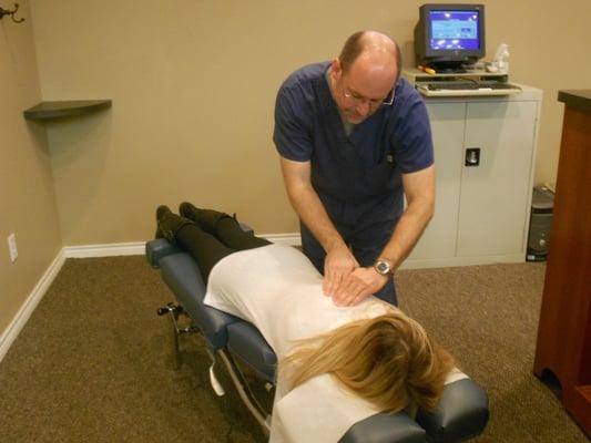 Our Chiropractors do full-spine adjusting as well as proven gentle techniques