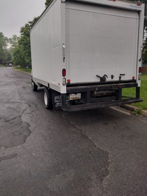 Our Box Truck for moving, junk removal and hauling