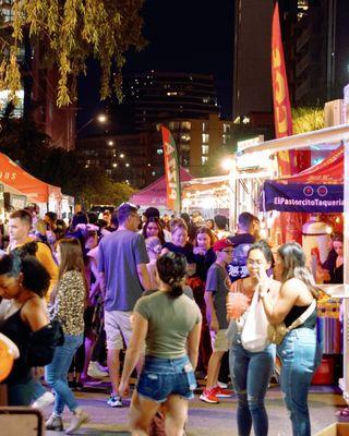 15+ Food Truck Court at First Friday Downtown Phoenix Roosevelt Row 4th street by local first office - Food Truck Next