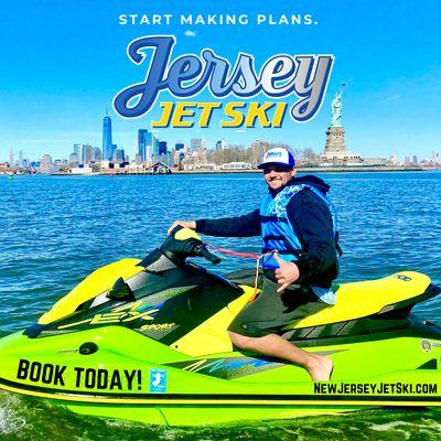 See the Statue from our Awesome Jet Ski Rental Zone in Jersey City!